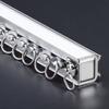Riel para Cortina Engrosado Barra de Cortina Riel Simple Riel Doble Aleación de Aluminio Riel Deslizante Moderno Sencillo Estilo Moderno