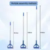 Mop de Algodão Absorvente Industrial Transfronteiriço para Hospitais, Mop de Cera Espessado Estilo Americano, Acessórios Tradicionais de Mop