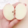 Rodajas de Fruta de Resina Extra Grandes Granada Piña Kiwi Colgante de Bolsa Llavero DIY Accesorios Decorativos Colgante