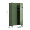 Gabinete Inteligente para Armas, Gabinete de Almacenamiento para Armas Largas, Gabinete de Almacenamiento de Armas, Gabinete para Municiones, Cerradura con Contraseña de Huella Dactilar, Reconocimiento Facial Se Puede Personalizar