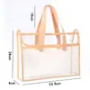 Bolsa Transparente de PVC para Tutoria, Bolsa para Documentos, Bolsa de Exame para Estudante de Alta Qualidade, Bolsa Portátil para Livros, Bolsa de Armazenamento à Prova d'Água