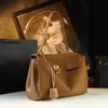 Bolso de Mano de Cuero Genuino de Marca, Bolso Tote Premium para el Trabajo, Nuevo Modelo 2024, Bolso Kelly de Gran Capacidad de Hombro Cruzado