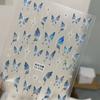 Pegatina de mariposa Aurora para decoración de uñas 2024, verano, puro deseo, concha, alivio de luz, color mágico, láser, inmortal, Qi Wear, parche de armadura