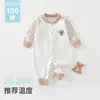 Body Ursinho de Aniversário Estilo Quatro Estações Roupas de Bebê Proteção para a Barriga do Bebê Recém-nascido Algodão Puro Roupas Pós-parto Macacão