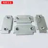 Acessórios para móveis no atacado plug de porca conector de tubo quadrado embutido desmontagem e montagem tubo 4X8 conjunto interno com 8 fios de furo duplo fêmea