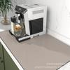Tapete Drenante de Cozinha de Cor Sólida Transfronteiriço, Porta-Copos Doméstico Absorvente de Secagem Rápida, Tapete de Terra de Diatomáceas para Bancada de Bar e Máquina de Café