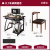 Mesa Simple Casa de Alquiler Departamento Pequeño Escritorio Librero Mesa Integrada Mesa para Computadora de Escritorio para Hogar Mesa de Escritura para Estudiante