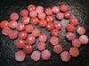 Ágata de Fuente de Sal No Roja Natural Talla Flor de Peonía Accesorios DIY Color Caramelo Accesorios Wenwan No Rojos Cuentas Sueltas