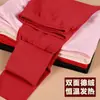 De terciopelo calzoncillos largos para mujer pantalones térmicos ropa interior gruesa de terciopelo algodón y lana pantalones leggings ajustados ropa interior fina otoño e invierno