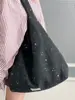 Bolso de Hombro para Viaje con Patrón de Estrellas, Bolso Simple Artístico de Estilo Coreano, Gran Capacidad, Nuevo para Invierno 2025, para Mujer