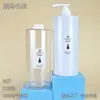 Botella de Plástico para Mascotas de 1000 ml de Gran Capacidad Personalizada con Boca de 32 Dientes, Cabeza de Bomba de Presión para Champú, Gel de Ducha, Loción