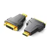 Luxun dvi para hdmi Adaptador HDMI para DVI conversor de placa gráfica de computador conector dvi cabo adaptador de TV