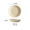 [Personalizado] Juego de Vajilla Color Crema para Uso Doméstico, Vajilla Atmosférica, Tazones de Arroz y Sopa Cerámicos Modernos Estilo Coreano