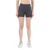 Pantalones Cortos Deportivos de Yoga de Tres Puntos Cintura Alta Fitness Secado Rápido Ciclismo Correr Bádminton Tenis Pantalones Base con Bolsillo Lateral
