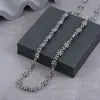 Pulsera de Estrella de Seis Puntas para Hombre, Moderna y Versátil, Lujo Ligero y Sensación de Alta Gama, Collar con Forma de Copo de Nieve para Hombre, Accesorios de Moda Punk Hip-Hop