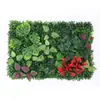 Parede de plantas artificiais parede de fundo de plantas verdes decoração de parede grade de casamento flor artificial de plástico empresa parede de imagem de paisagismo de shopping