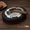 Cenicero ovalado de metal creativo de moda boutique para cigarro genuino Baicheng, regalo, artesanía, venta al por mayor