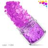 Explosões transfronteiriças fluorescente rodada 12 cores Nail Art Lantejoulas Conjunto fosco perolado onda Dot Nail Art Jóias Patch
