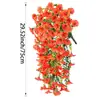 Explosões transfronteiriças simulação flor de buzina glória da manhã pendente de parede jardim pátio cesta suspensa decoração de flor suspensa decoração de casa
