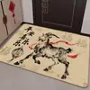 Felpudo de Nochevieja para el Año del Cordero, con un diseño festivo, adecuado para usar en la entrada, en el baño y como alfombrilla antideslizante para absorber agua. Disponible para venta al por mayor