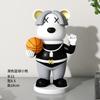 Basquete Criativo Urso Entrada Piso Desktop Decoração Casa TV Gabinete Inauguração Novo Presente para Casa