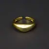 Venta al por mayor de fábrica anillo nuevo transfronterizo chapado en joyería anillo unisex anillo liso Joker anillo
