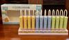 Contador de Doze Linhas Material Didático de Matemática para Ensino Fundamental para Primeira e Segunda Séries Cálculo Adição e Subtração Aritmética Ábaco Aritmética Mental Cinco Dígitos 9 Dígitos