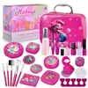 Brinquedos de Brincar para Crianças Bolsa de Vestir Caixa de Presente de Joias kit Cosméticos Simulação Brinquedos para Meninas 7-10 Anos