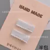 Un Precio Accesorios de Joyería DIY Material 1.2 Ancho Cinta Ondulada 3.5-6 Medio Paquete Pasador Pinza Lateral Accesorios para Cabello de Bebé