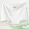 Ropa interior femenina sin costuras de ángulo plano de cintura media, Nuevo estilo Verano 2026, Anti-exposición, Fitness, Suave, Transpirable, Cómodos Boxer Briefs