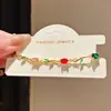 Enredadera de Gemas de Colores~Pulsera Ovalada de Circonita Dopamina, Pulsera de Nicho de Lujo Ligero, Joyería de Mano de Alta Gama Personalizada para Mujeres