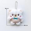 Lindo oso de peluche de dibujos animados, colgante de muñeco de peluche, bolsa de regalo pequeña para estudiantes, colgante, suministro de fabricantes vivos