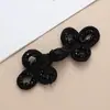 Botões de Cheongsam com Contas, Botões de Diamante Incrustados com Pérolas, Botões para Roupas de Estilo Étnico, Botões de Disco Tecidos, Botões de Acessórios para Roupas Estilo Chinês