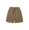 Shorts Casuais Soltos com Cintura Elástica Estampados com Letras, Tendência Retro Japonesa, Verão 2026, Vintage Yidao, para Homens
