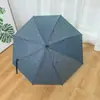 Venta al por mayor del fabricante Nuevo Paraguas Coreano Creativo Esmerilado con Letras Paraguas Recto Totalmente Automático para el Sol Paraguas Multifuncional para el Sol