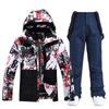 Roupa de Esqui Masculina Inverno ao ar livre à prova de vento Water-splashing Quente Espessado Snowboard Double-board Skiboard Fato de Esqui Nova Chegada