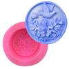 Flor de Peonía Paloma y Pájaro de la Paz Forma Flip Azúcar Grado Alimenticio Molde de Silicona Líquida Molde para Jabón Molde para Jabón Velas Huevo