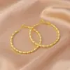 Pendientes Grandes de Aguja de Plata S925 para Mujer, Pendientes de Lujo de Gama Alta con Sentido de Diseño, Pendientes de Aro de Nicho, Aro Exagerado para Caras Cuadradas y Redondas