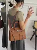 Bolsa Feminina Transfronteiriça Europeia e Americana Retro Bolsa Tote Bolsa de Mão de Alto Padrão Fashion Kelly Bag Estilo Versátil Bolsa de Ombro Único Transversal