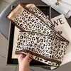 Nuevo Pañuelo Largo de Seda para Mujer en Primavera, Otoño y Verano, Pañuelo de Cuello Estampado, Pequeño Pañuelo Decorativo Moderno y Versátil