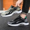 Comércio Exterior Sapatos Masculinos Tamanho Grande Sola Macia Confortáveis Respiráveis Couro Sapatos Casuais Combinação de Cores Simples Sapatos Esportivos ao Ar Livre para Estudantes