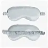 Nueva Máscara de Ojos de Satén en Stock para Venta al por Mayor, Suministro Transfronterizo, Máscara de Dormir de Seda, Bloqueo de Luz, Transpirable, Máscara Elástica para Protección de Ojos