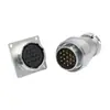 Conector Plugue de Aviação P28/Ws28 3-Vias 4-Vias 16-Vias Macho e Fêmea Acoplamento Sinal de Energia Conector Industrial