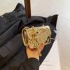 Moda de Verano Charol Brillante Mini Bolso para Mujer 2024 Nuevo Estilo Occidental Estilo Chanel Rombo Cadena Bolso Cruzado