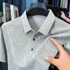 Estilo Novo de Verão 2025 Camiseta Estampada de Manga Curta 2025 Camisa Polo Casual da Moda