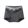 Cuecas Boxer Femininas Novas Cintura Média Estendida Algodão Puro Antibacteriano Crotch Estilo Ballet Controle da Barriga Cuecas Cobrindo o Quadril para Mulheres
