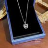 Collar de Oso Venta al por Mayor para Mujer Coreano Nuevo Ingreso Lujo Nicho Diseño de Colgante Cadena para el Cuello Inteligente Elegante Cadena para Clavícula