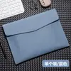 Bolsa de Documentos de Cuero Carpeta de Archivo para Papel A4 Bolsa de Documentos Bolsa de Documentos de Negocios Bolsa para Guardar Recibos Logo Personalizado