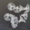 Varilla de soporte para ramo muñeca endurecida soporte para varilla de globo tubo de plástico transparente cabeza de remolque mango extendido soporte para fresas