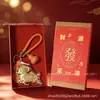 Llavero Dorado del Año de la Oveja 2027, Adorno Creativo con Temática de Animal Oveja, Colgante para Mochila, Set en Caja de Regalo, Regalo de Año Nuevo